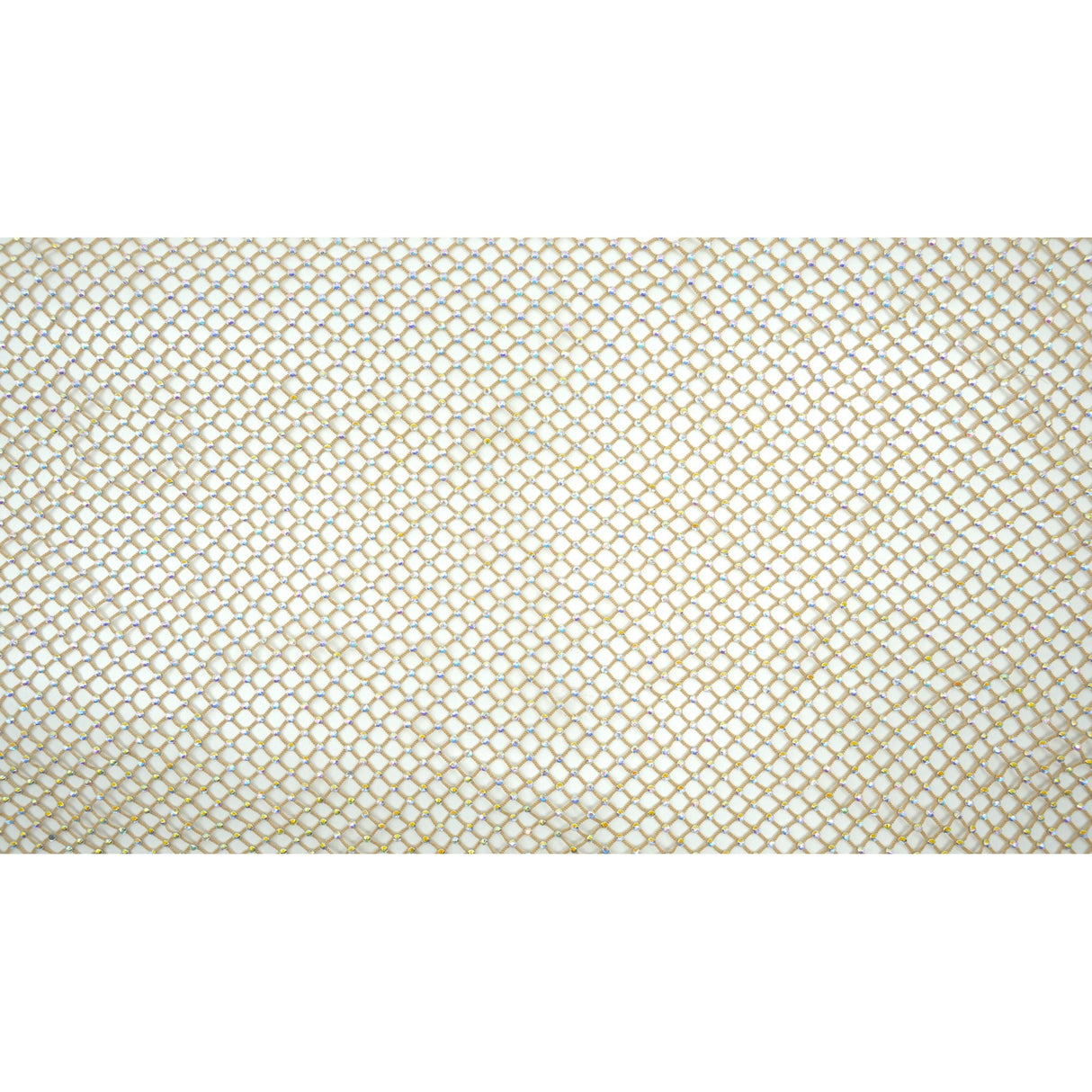 Diamond Fishnet Rhinestone Mesh