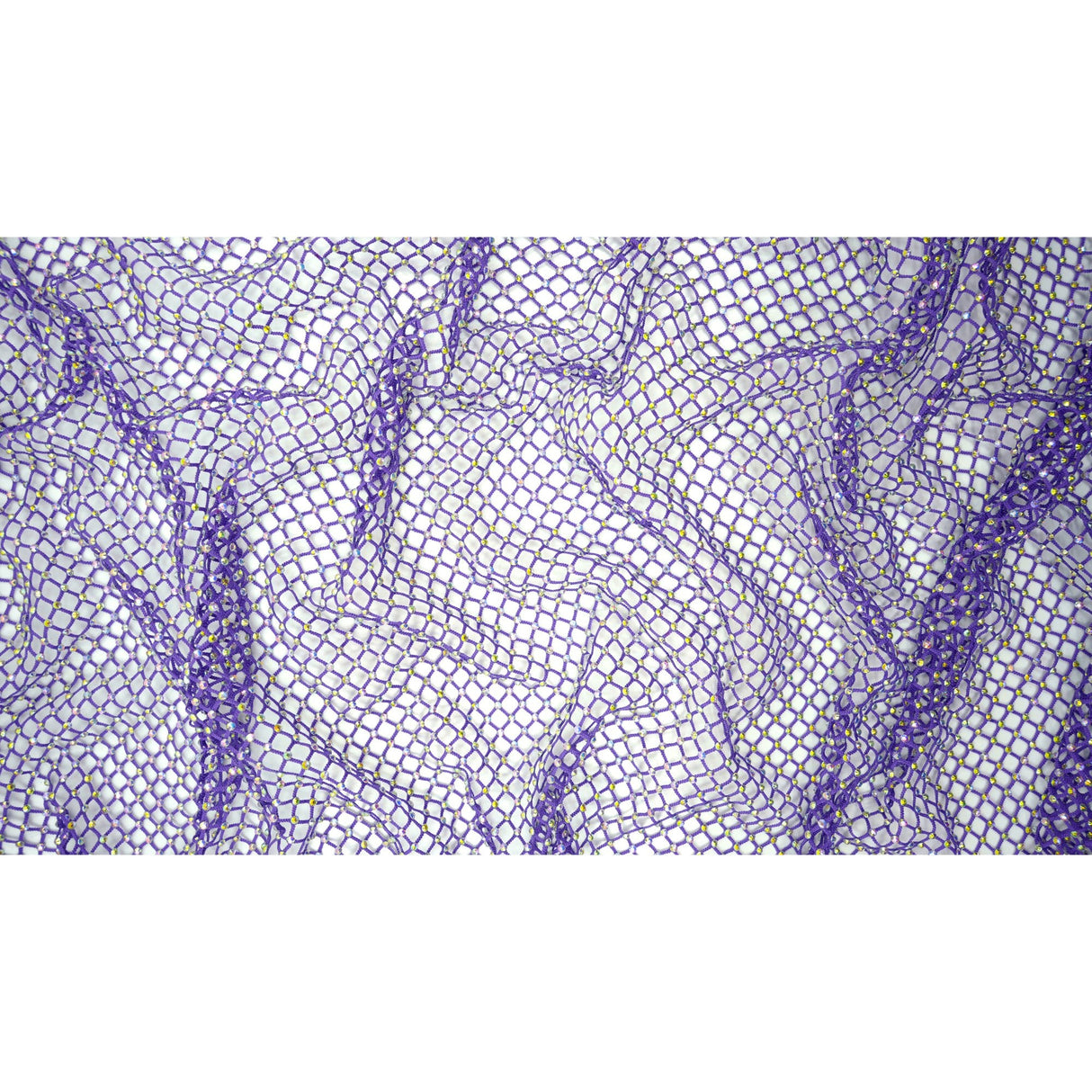 Diamond Fishnet Rhinestone Mesh