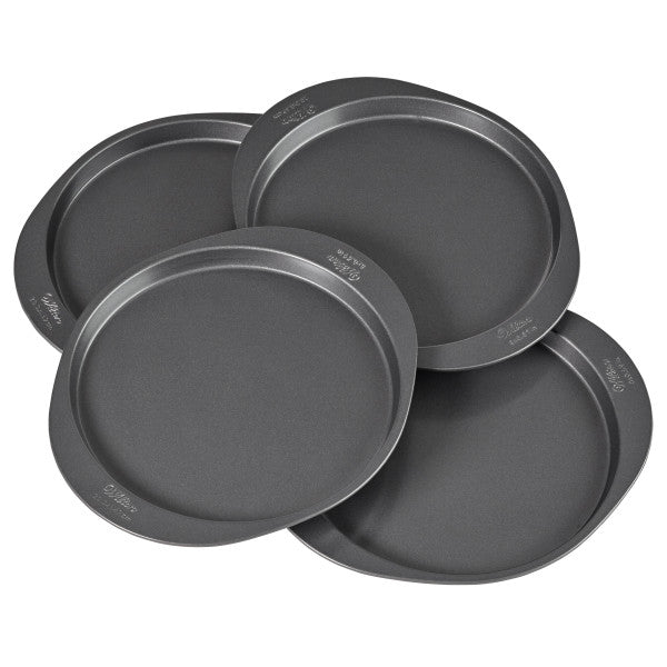 Wilton Easy Layers! Round Layer Cake Pans Set, 4-Piece