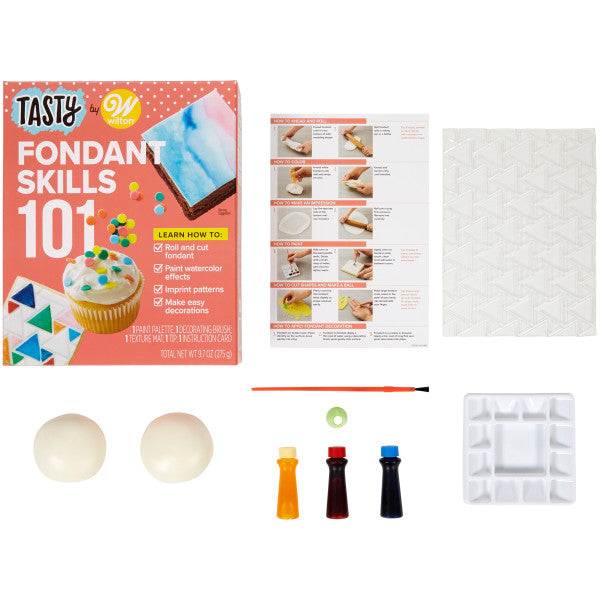 Tasty by Wilton Fondant Skills 101 Kit