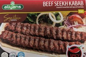 Aliyans Beef Sheekh Kabab