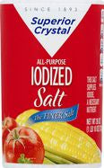 Superior Crystal Salt, All-Purpose, Iodized - 26 Ounces