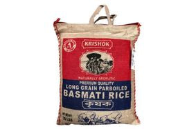 Krishok Parboiled Basmati Rice 20 Lbs.