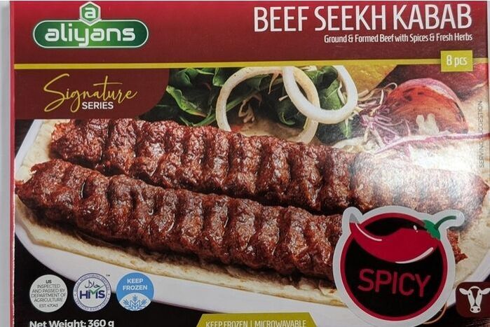 Aliyans Beef Sheekh Kabab