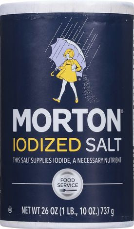 Morton Salt, Iodized - 26 Ounces