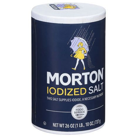 Morton Salt, Iodized - 26 Ounces