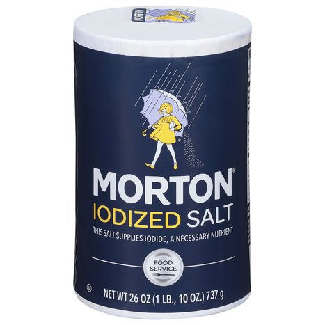 Morton Salt, Iodized - 26 Ounces