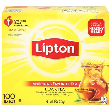 Lipton Black Tea, Tea Bags - 100 Tea Bags