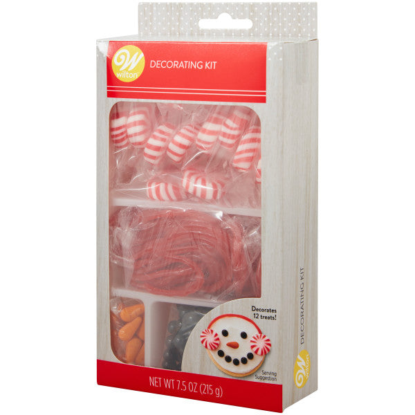 Wilton Winter Snowman Cookie or Cupcake Decorating Kit, Decorates 12