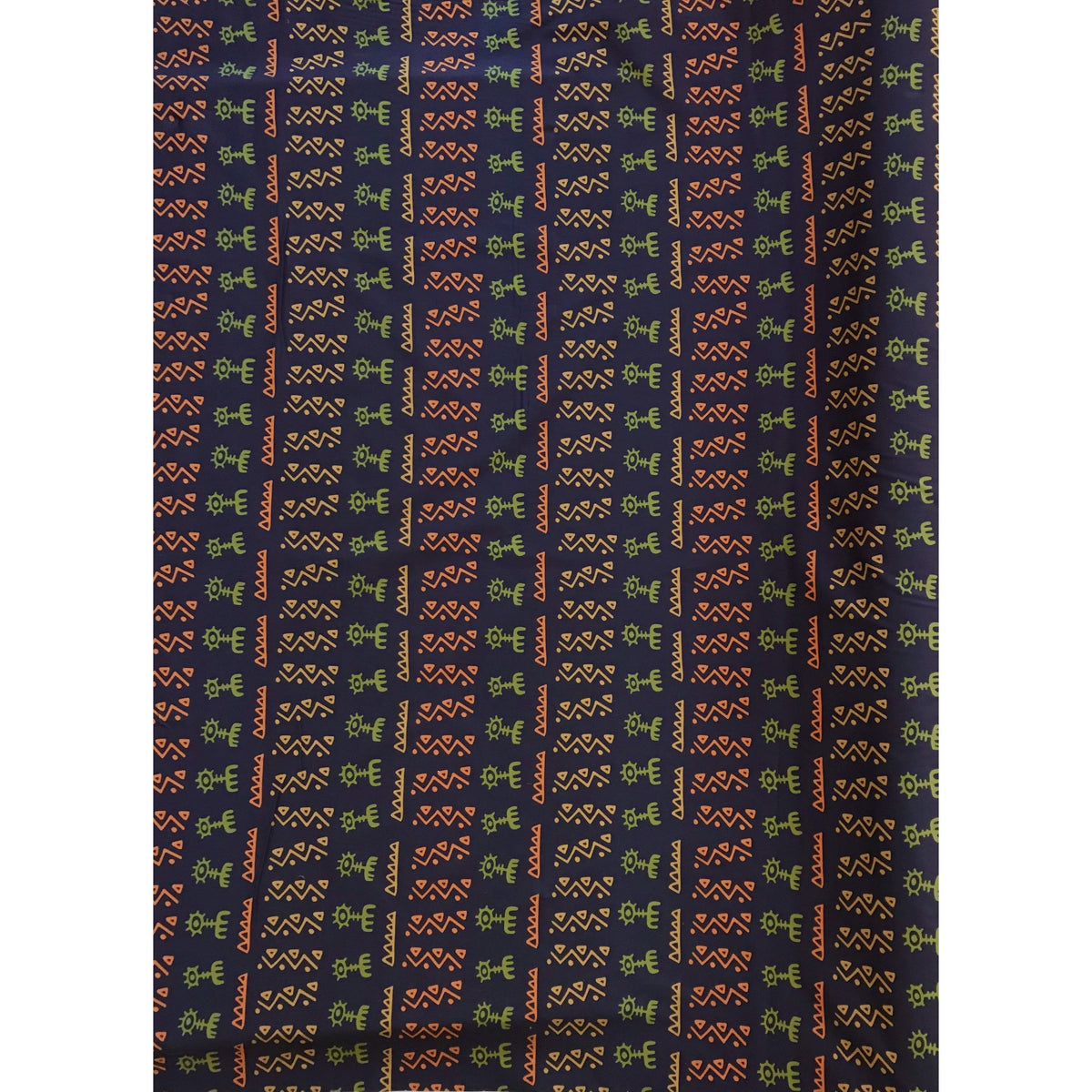 2 Yard African Print Stretch Cotton Satin Fabric Lightweight Drapey 58 Inch Width