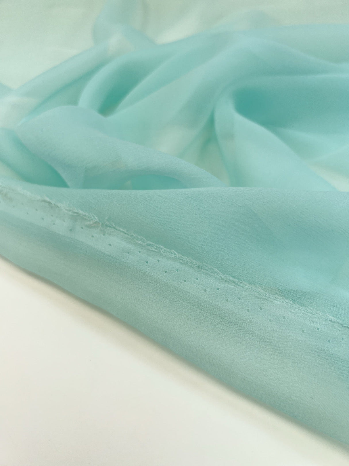 Silk Chiffon Fabric Green