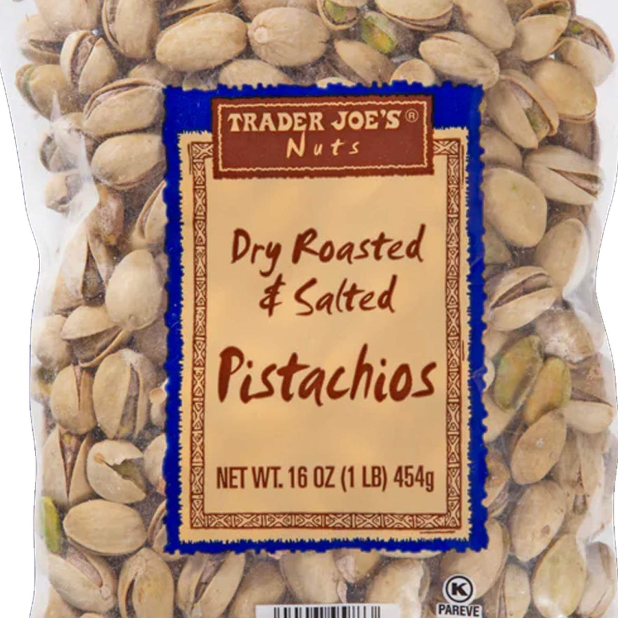 Trader Joe’s Dry Roasted & Salted Pistachios 1 Lb