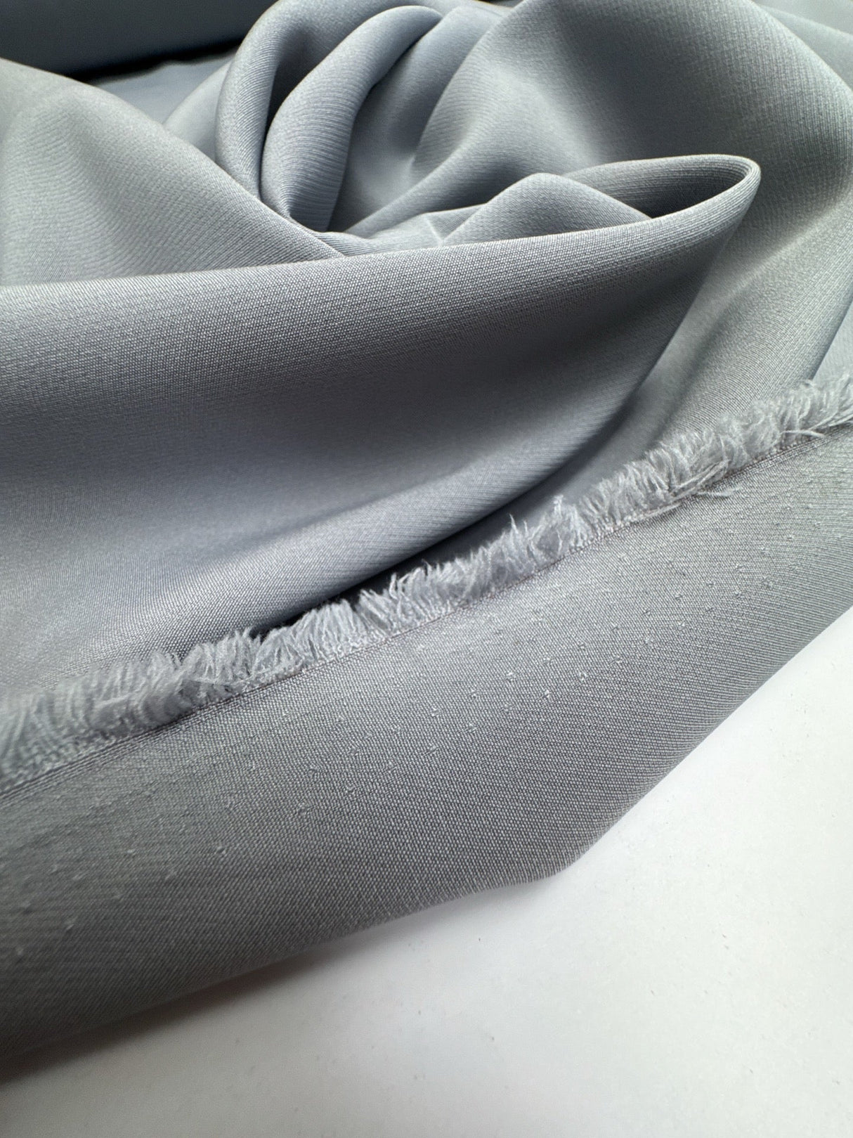 Gray Polyester Elastane Woven