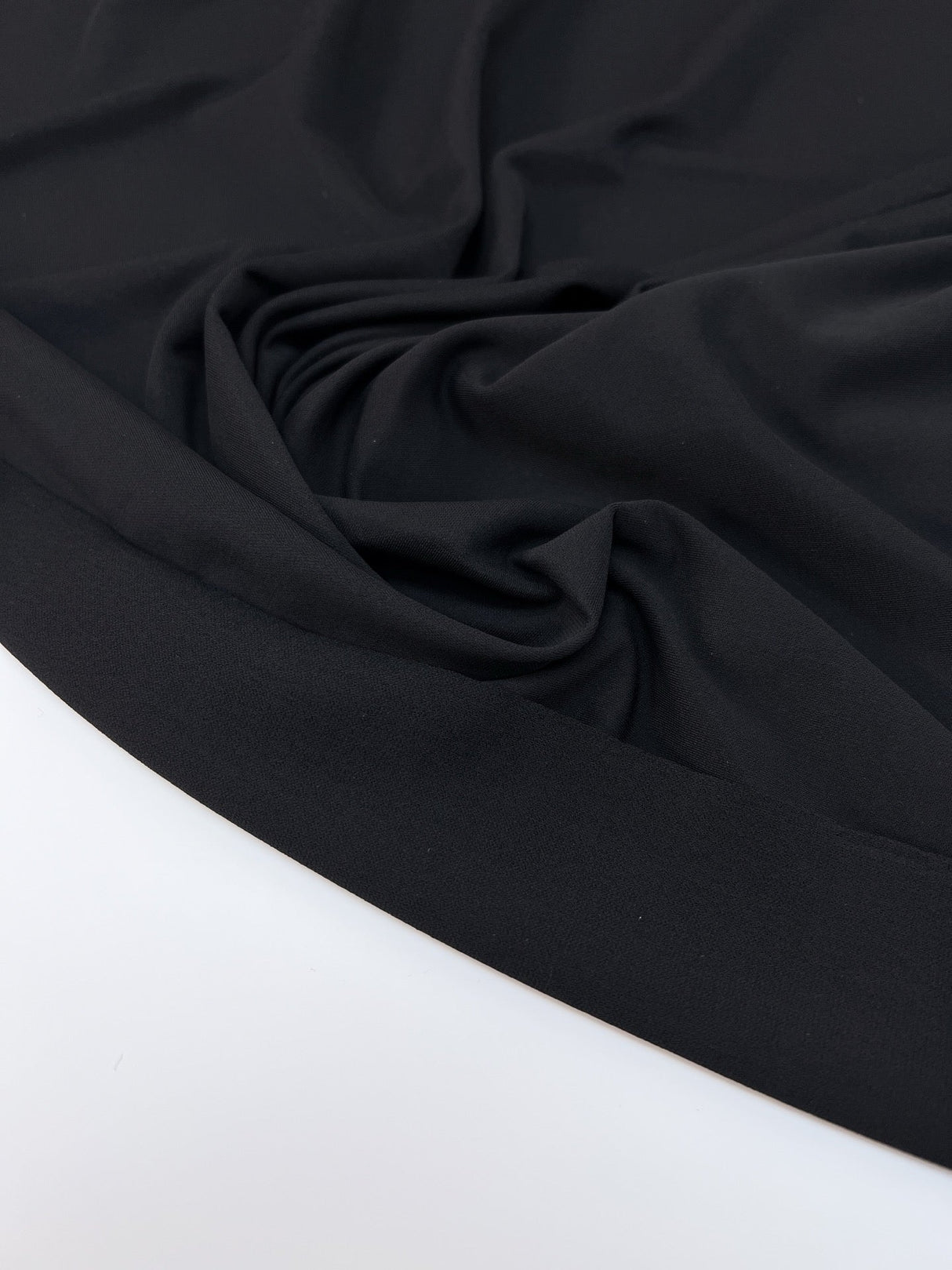 Viscose Knit Fabric Black Stretch