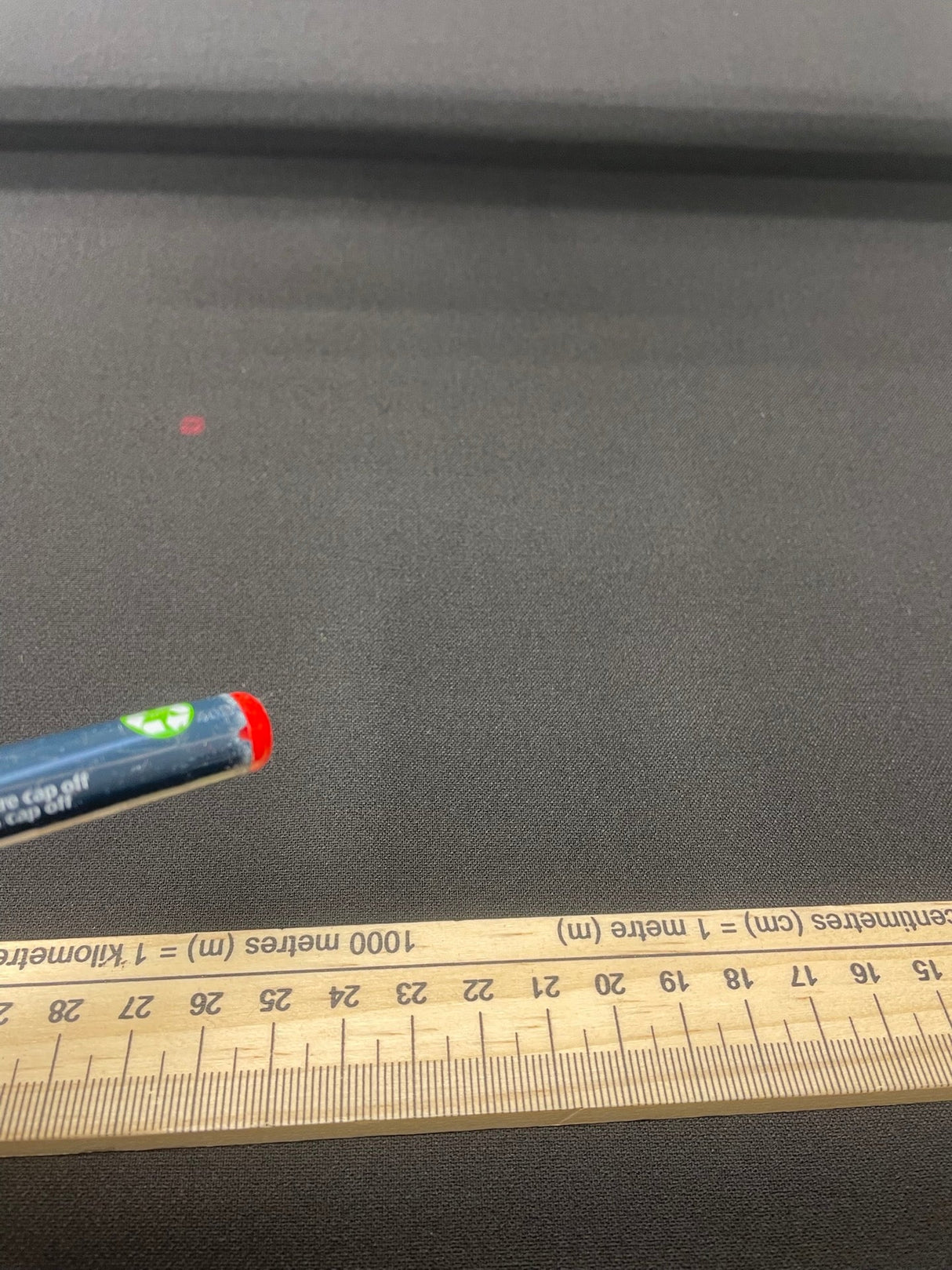 Black Double Weave Stretch Fabric