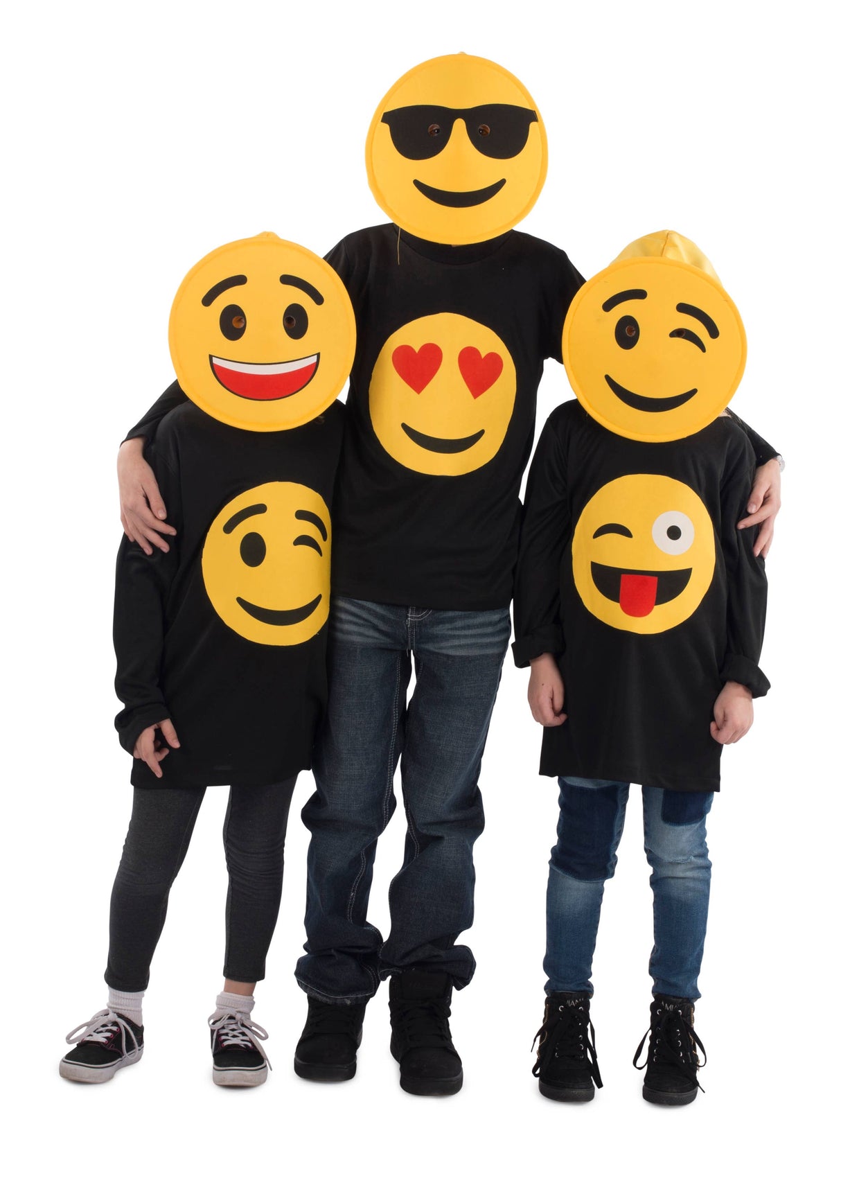 Face with Tongue Emoji T-Shirt Costume - Adults