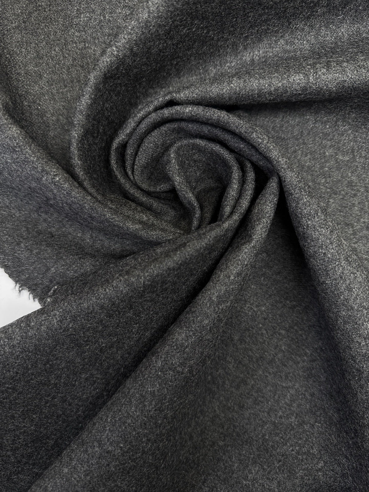 Wool Cotton Tweed Gray Shade