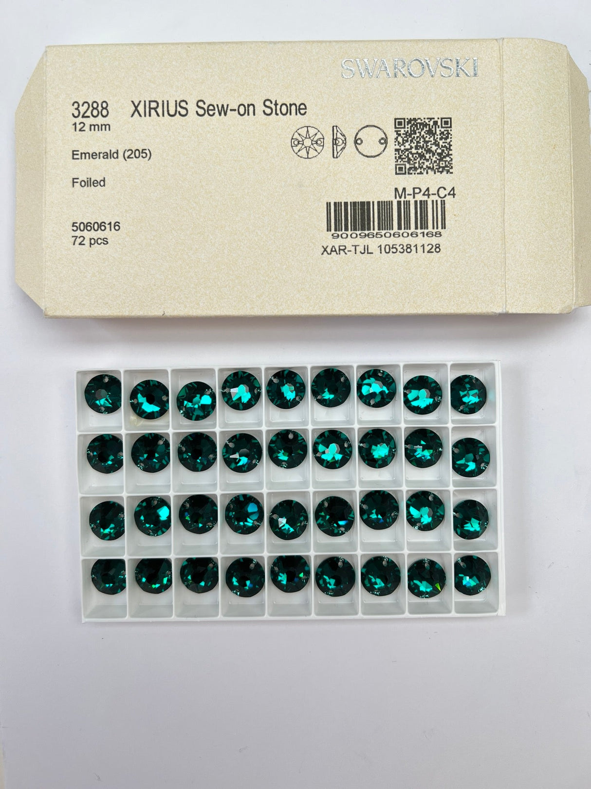 Green Shades Crystal Sewing Notions