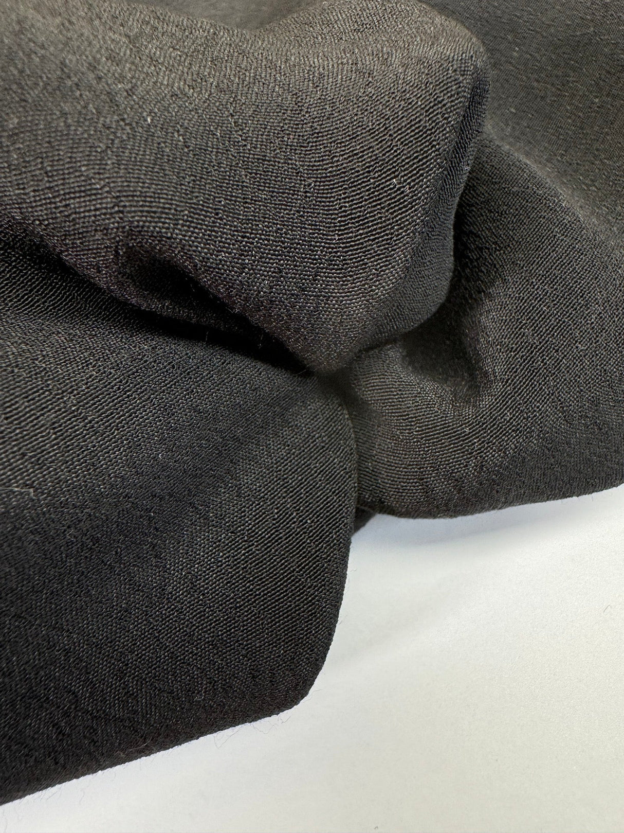 Black Viscose Crepe