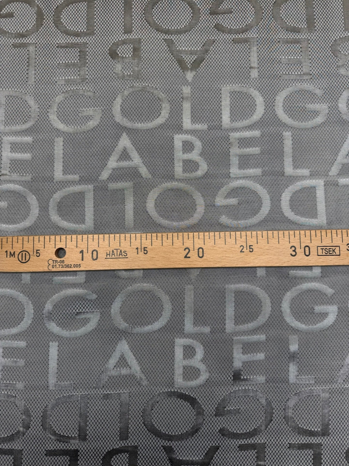 Viscose Cupro Blend Graphic Gray Lining