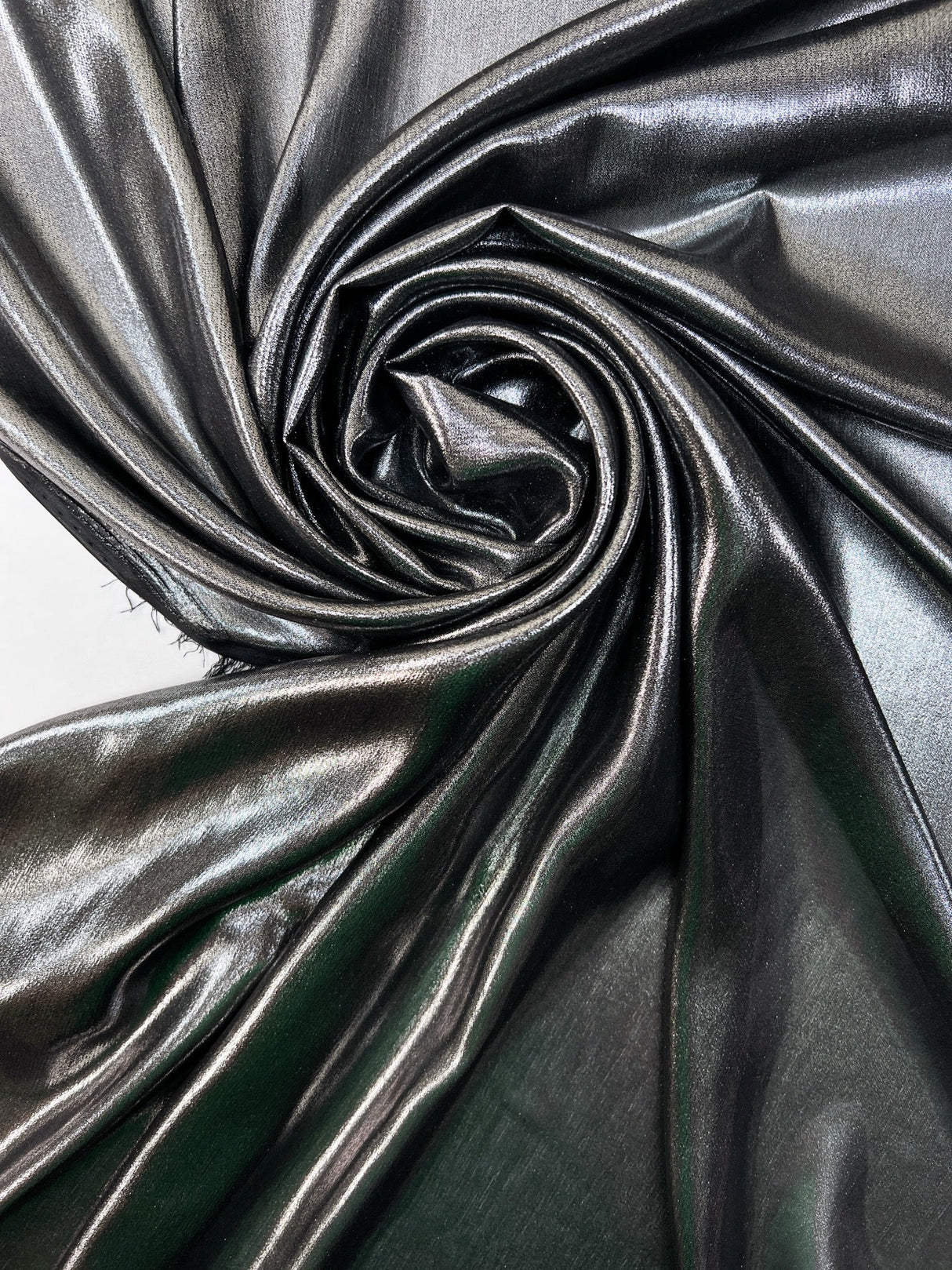 Silver Lurex Polyamide Stretch Fabric