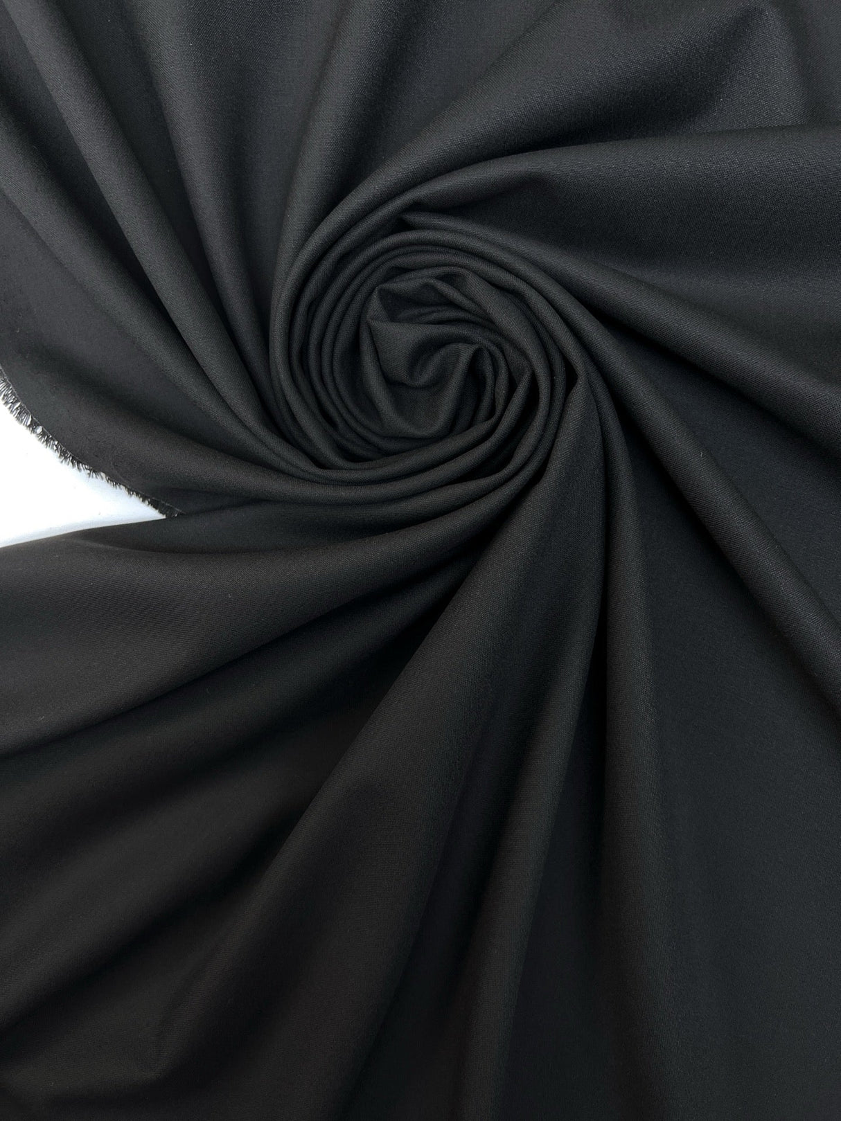 Black Suit Fabric With Elastane