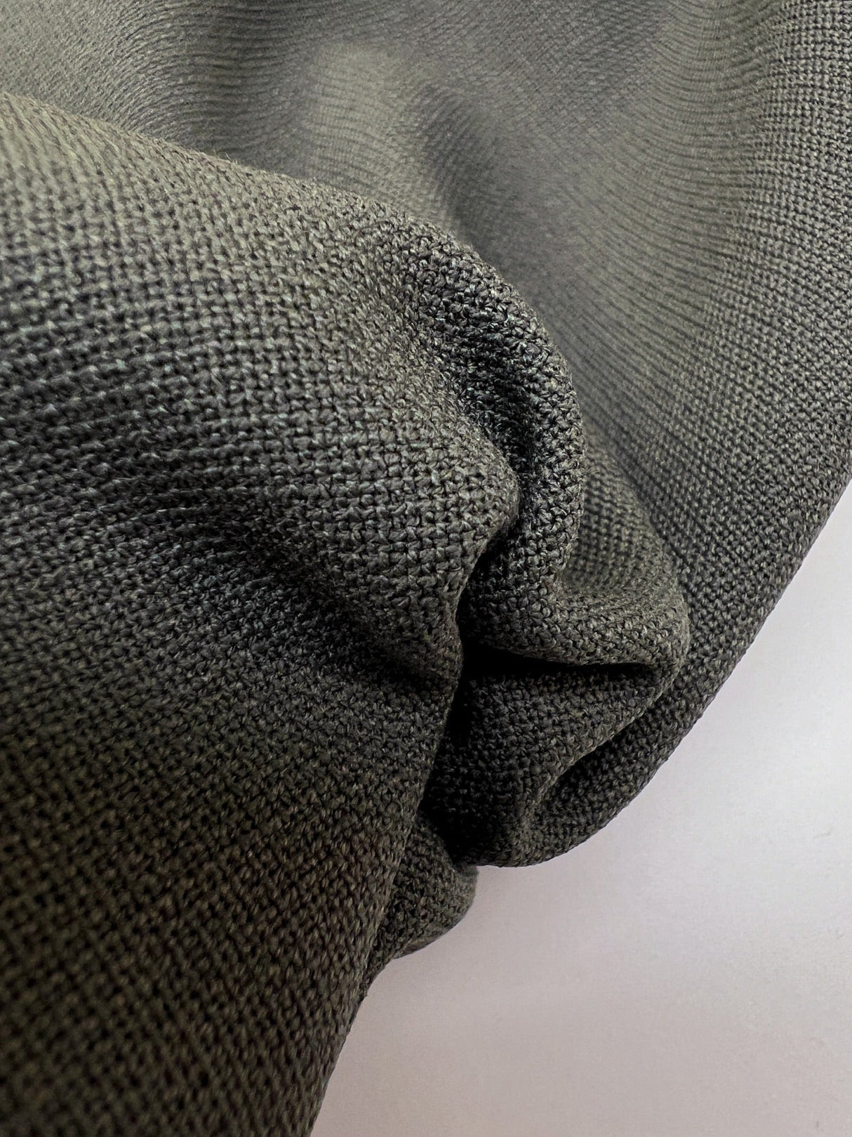 Green Polyester Viscose Crepe