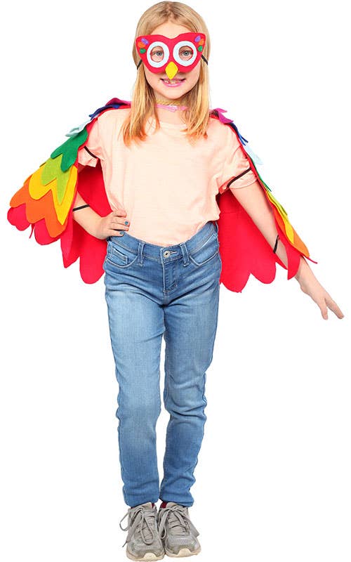 Colorful Parrot Costume - Kids