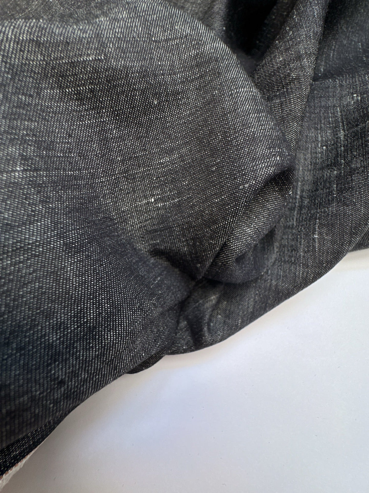 Cotton Linen Denim Blue Shade