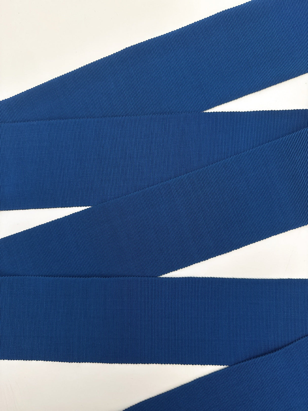 Blue Viscose Rep Weave Sewing Notions