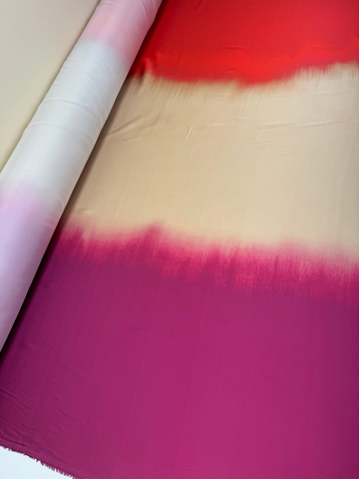 Polyester Sateen Degradé Multicolour