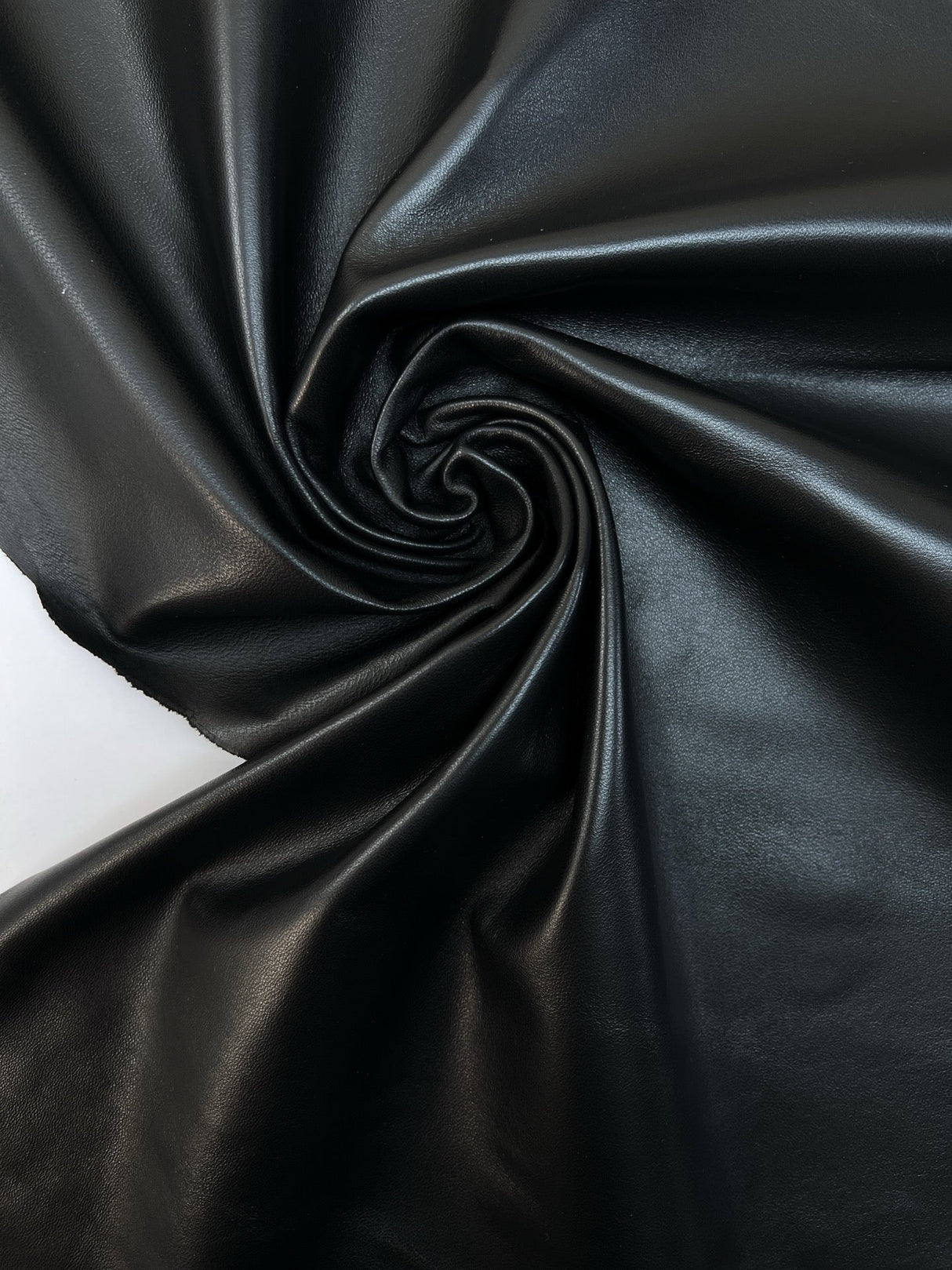 Black Stretch Leather