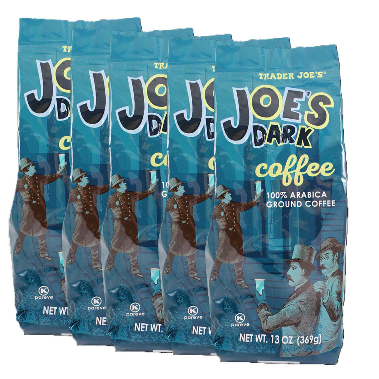 Trader Joe's Dark Roast Coffee 100% Arabica Ground, 13 oz,