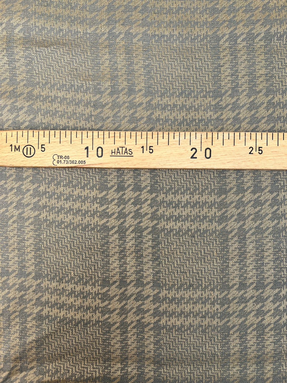 Cotton Viscose Houndstooth Twill Fabric