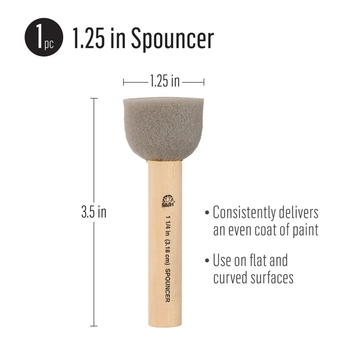 FolkArt Stenciling Sponge (1.25" Sponge)