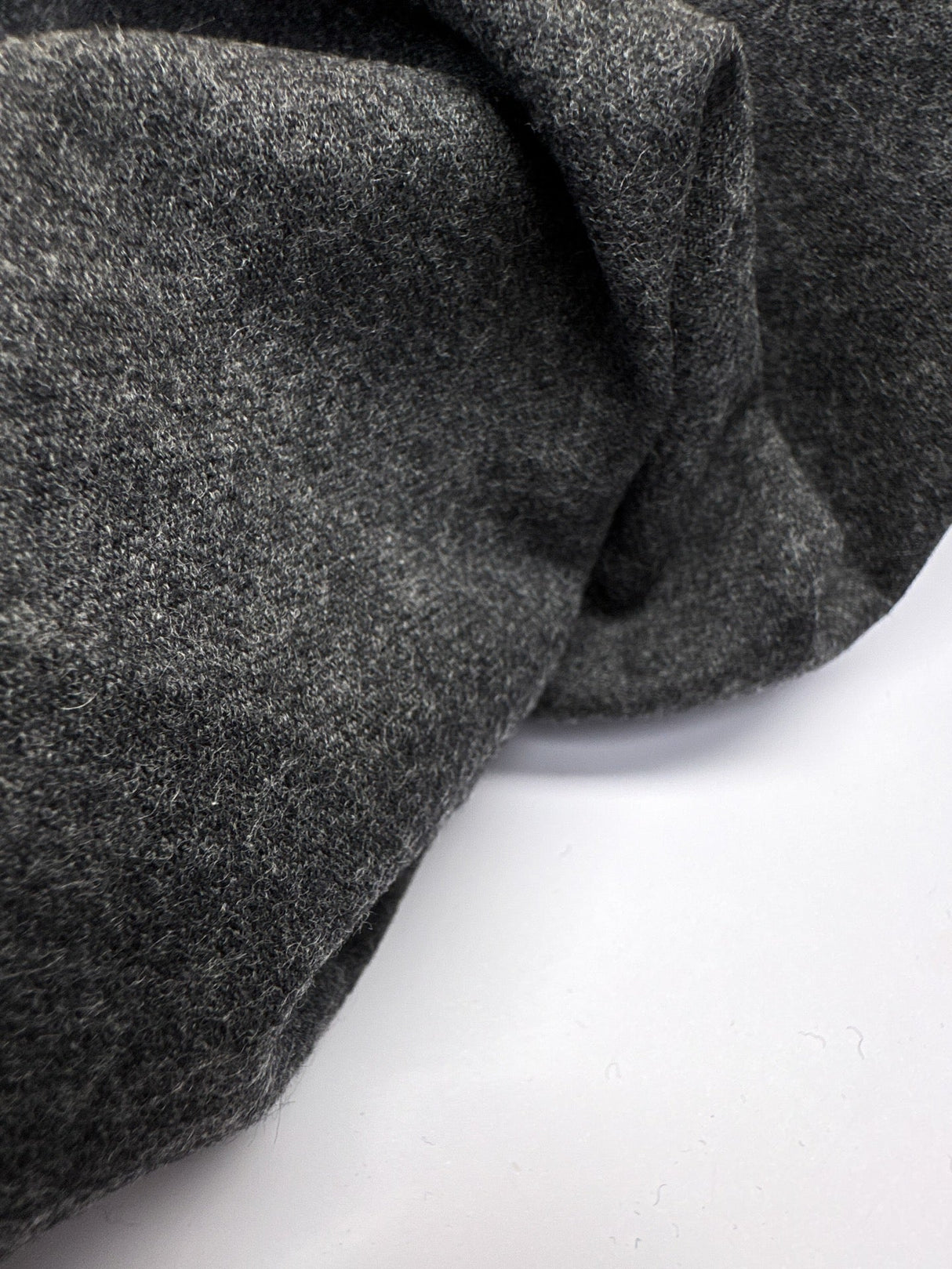 Wool Cotton Tweed Gray Shade