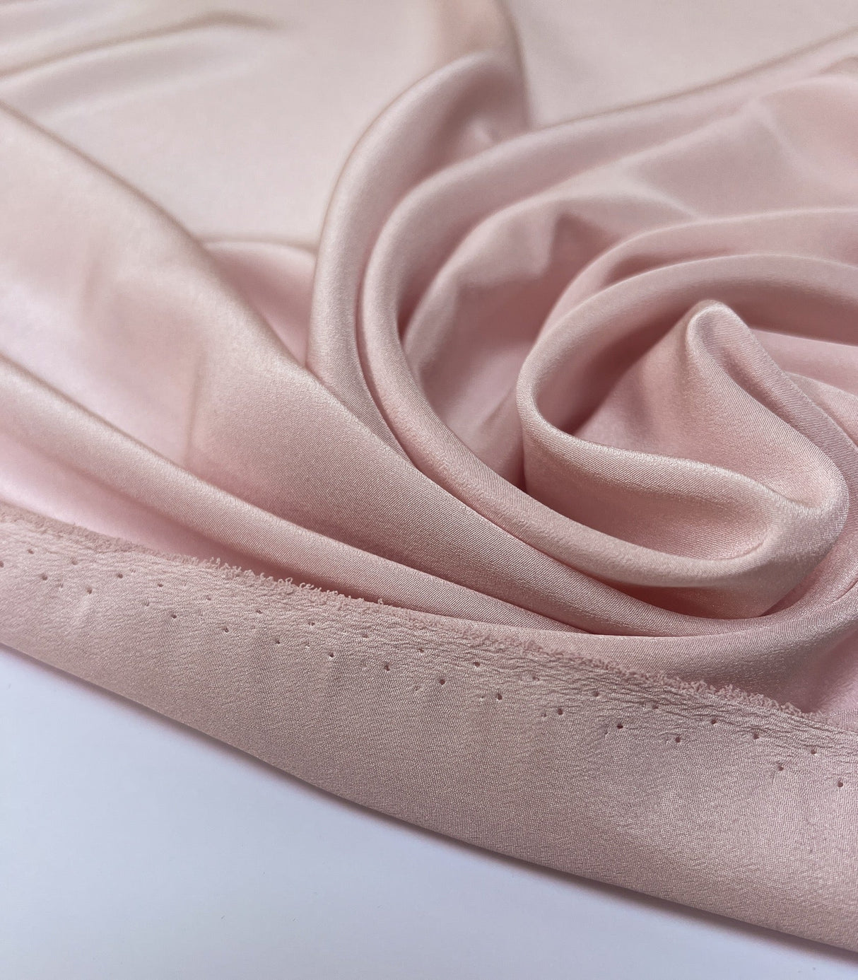 Pink Polyamide Crepe Fabric