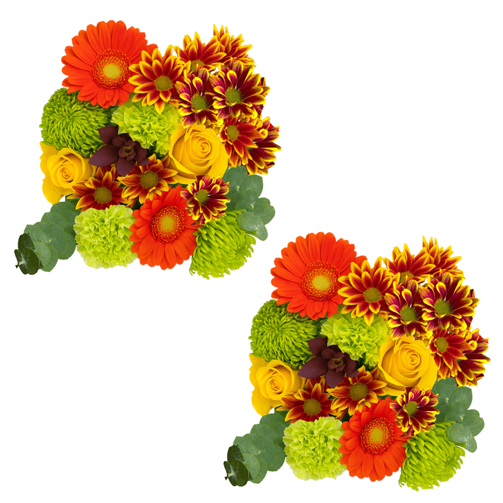 Autumn Mixed Flower Bouquet Fresh Seasonal Floral Arrangement