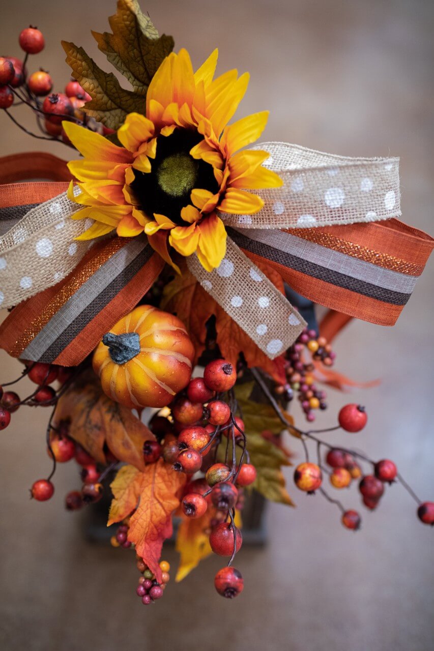1.5” X 10 Yard Jute Polka-Dot Ribbon