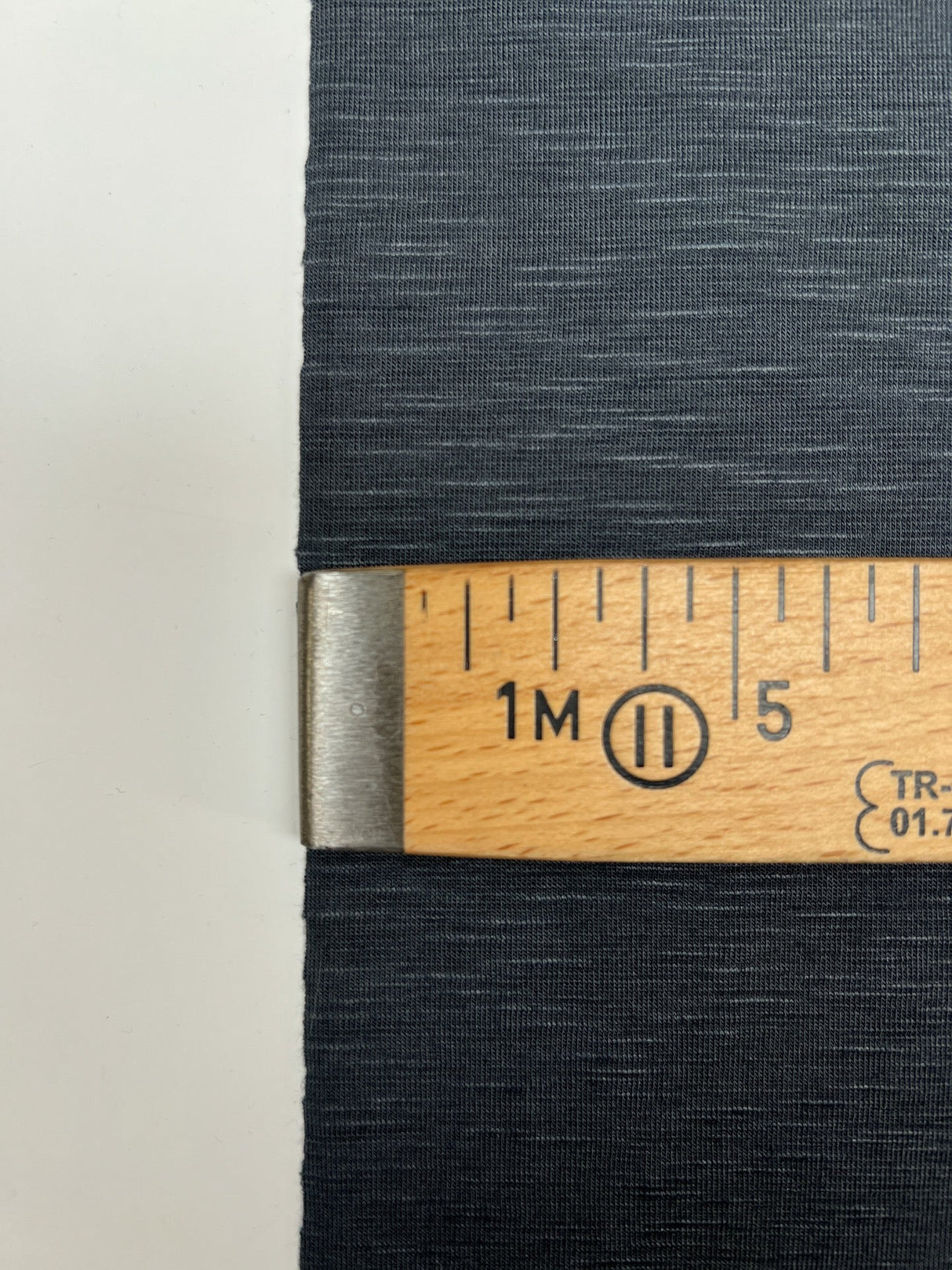 Viscose Elastane Knit Melange Gray