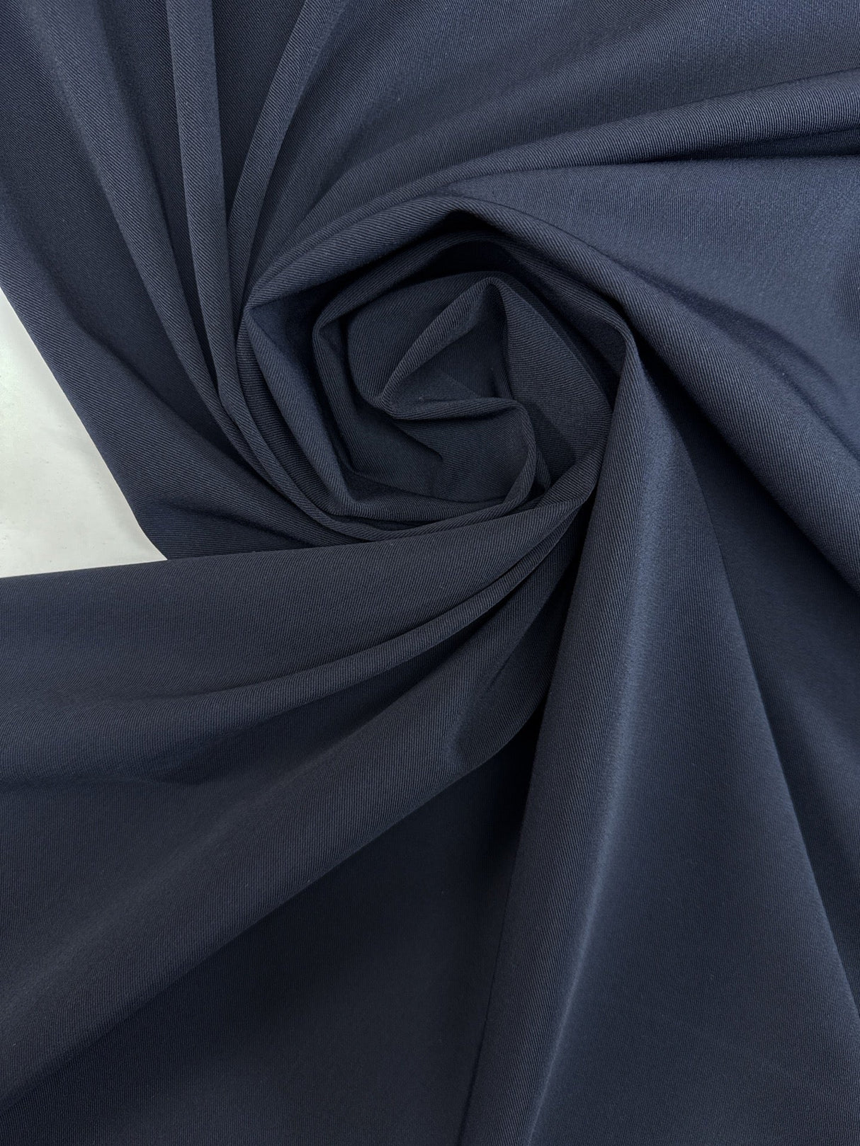Polyester Viscose Elastane Twill Blue