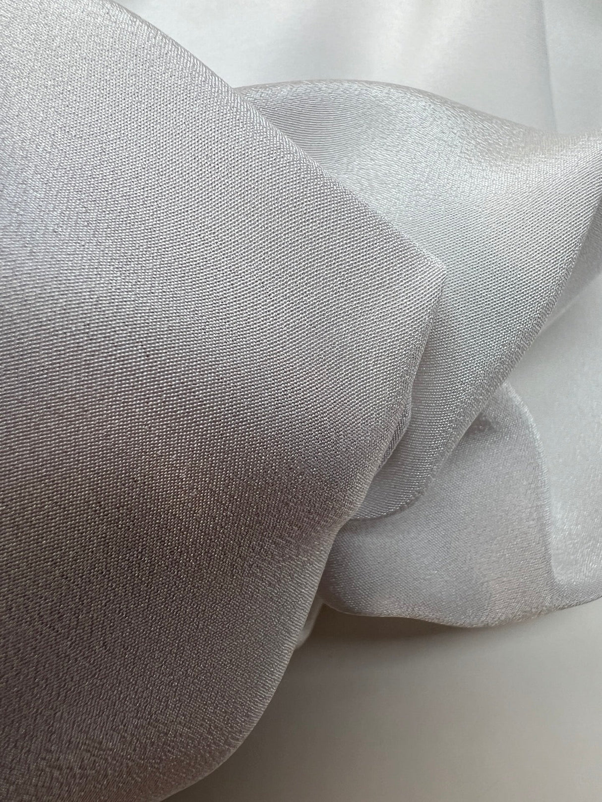 Polyamide Crepe Fabric White