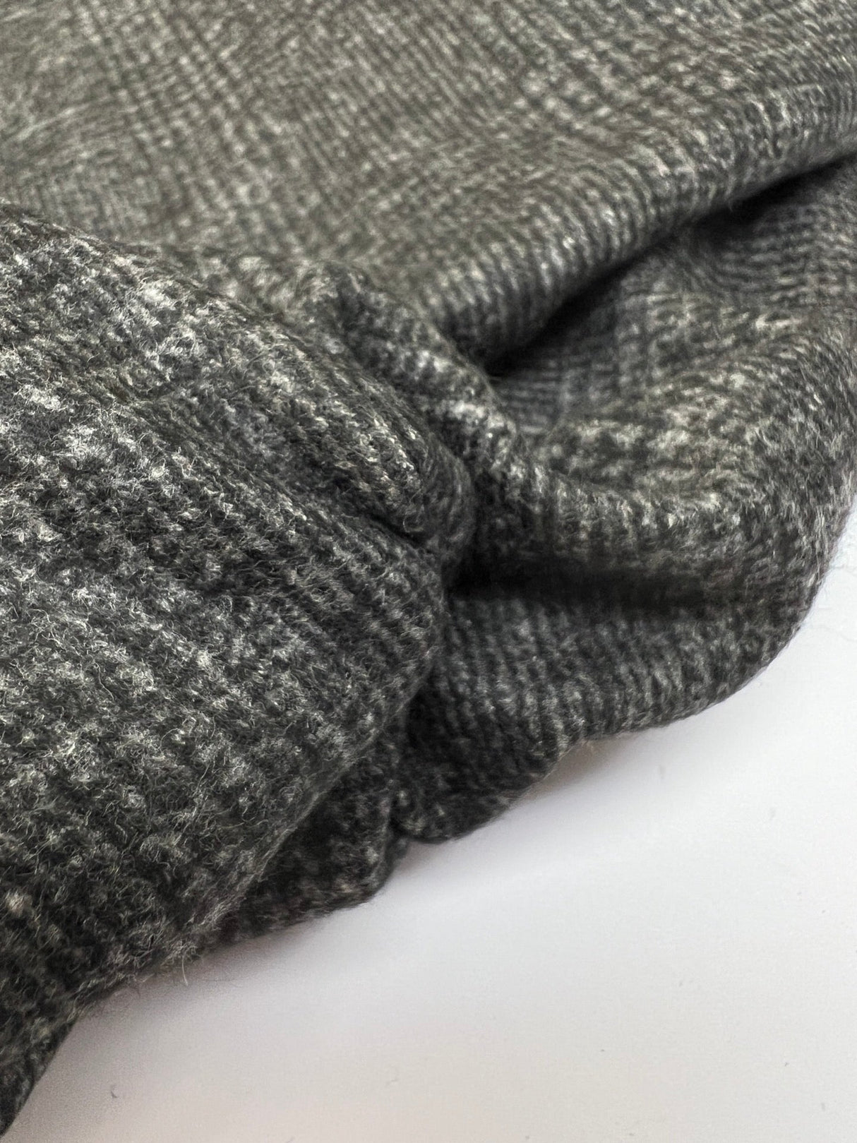 Wool Knit Striped Fabric