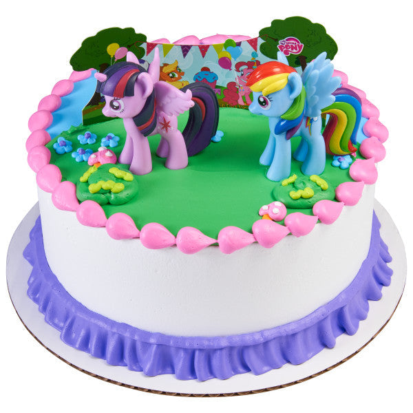 My Little Pony cake Kit – 3-Piece Cake Topper Set by DecoPac
