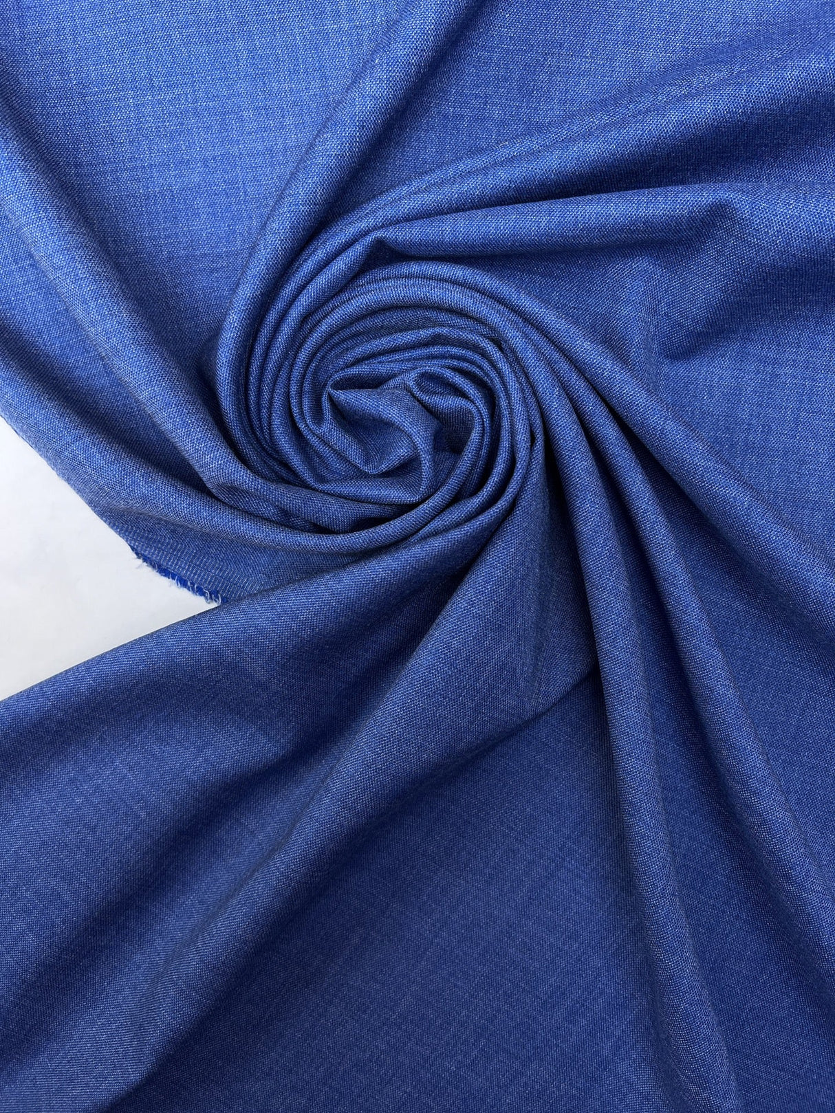 Polyamide Elastane Melange Blue Fabric