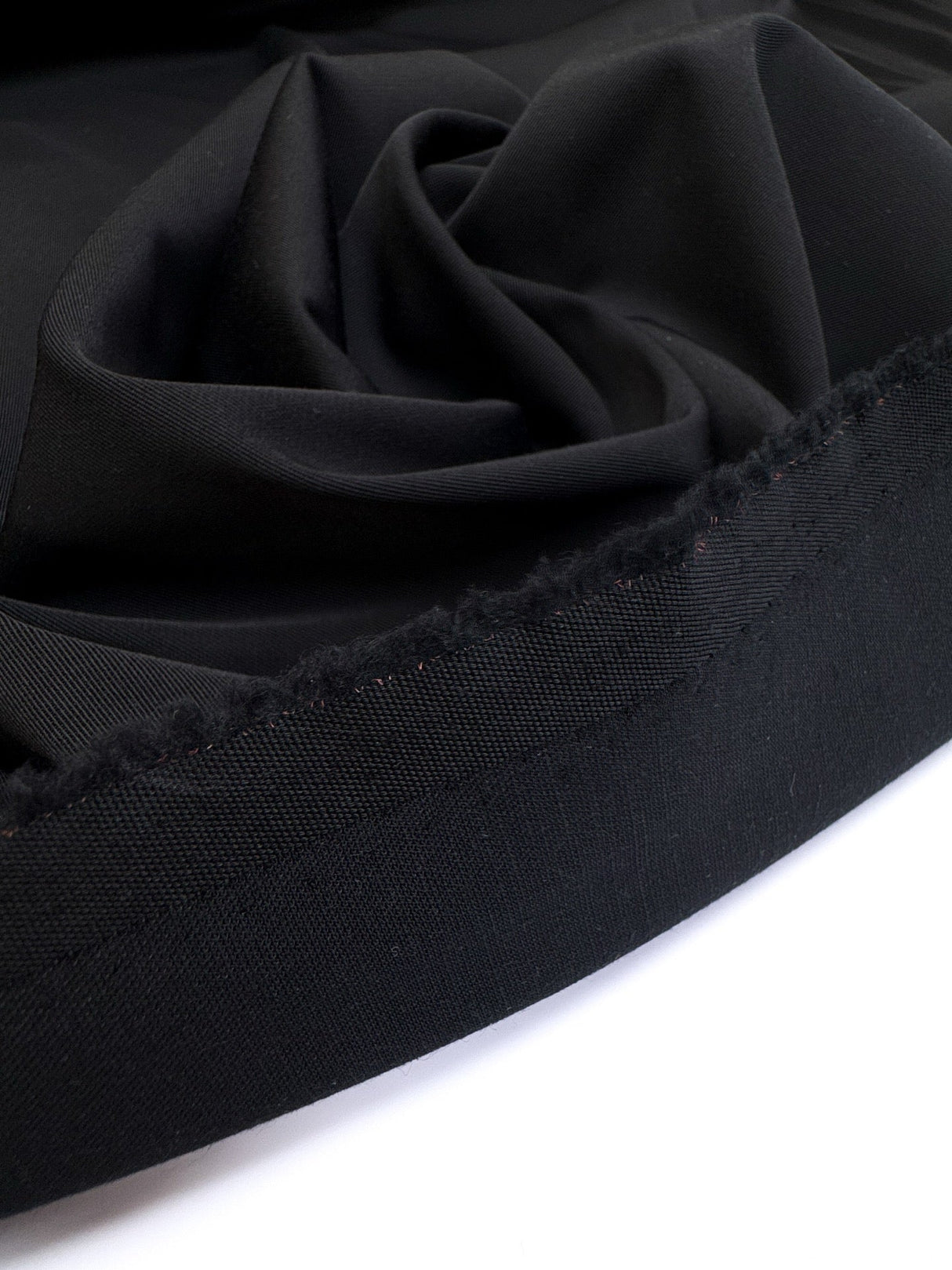 Black Triacetate Cotton Twill