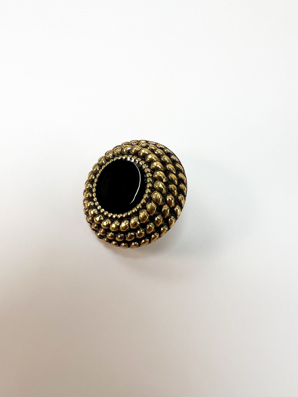 Italian Golden Black Metal Sewing Notions