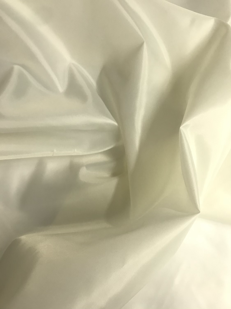 Ivory Polyester Lining Fabric - Ivory Solid, 58/59" Width (1 Yard)