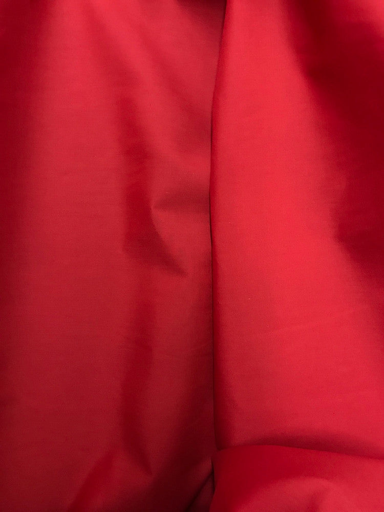 Classic Solid Poly Cotton Fabric - Red, 58-59" Width (1 Yard)