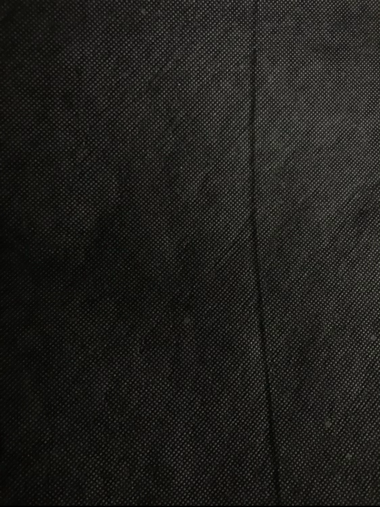 Non-Woven Iron-On Fusible Interfacing Polyester Fabric - Black, Medium Weight, 58-60" Width (1 Yard)